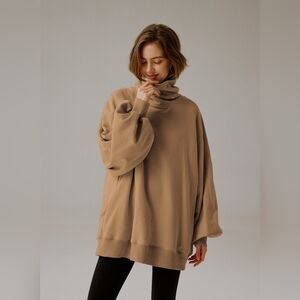Nap Boxy Turtleneck Sweatshirt